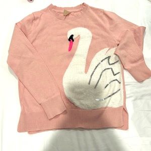 OshKosh Girls Pink swan sweater